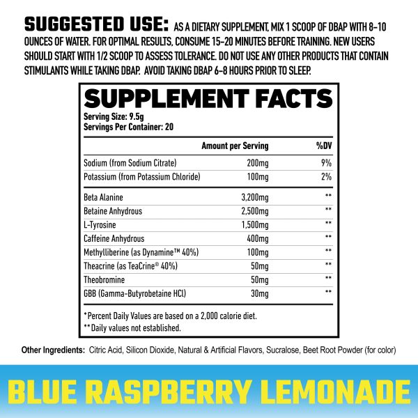 DBAP- Extreme High Stim Pre-Workout